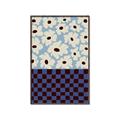Picture of Blue Patterned Floral Perfection  _GroupedProduct_Rectangle_Portrait_Canvas_Framed_