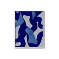 Picture of Constellation of Blue Strokes _GroupedProduct_Rectangle_Portrait_Canvas_Framed_