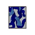 Picture of Constellation of Blue Strokes _GroupedProduct_Rectangle_Portrait_Canvas_Framed_