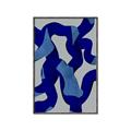 Picture of Constellation of Blue Strokes _GroupedProduct_Rectangle_Portrait_Canvas_Framed_