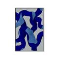 Picture of Constellation of Blue Strokes _GroupedProduct_Rectangle_Portrait_Canvas_Framed_