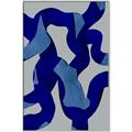 Picture of Constellation of Blue Strokes _GroupedProduct_Rectangle_Portrait_Canvas_Framed_