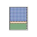 Picture of Psychedelic Checkered Aura _GroupedProduct_Rectangle_Portrait_Canvas_Framed_