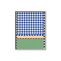 Picture of Psychedelic Checkered Aura _GroupedProduct_Rectangle_Portrait_Canvas_Framed_