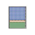 Picture of Psychedelic Checkered Aura _GroupedProduct_Rectangle_Portrait_Canvas_Framed_