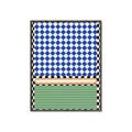 Picture of Psychedelic Checkered Aura _GroupedProduct_Rectangle_Portrait_Canvas_Framed_