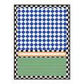 Picture of Psychedelic Checkered Aura _GroupedProduct_Rectangle_Portrait_Canvas_Framed_