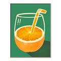 Picture of Orange Juice Poition _GroupedProduct_Rectangle_Portrait_Canvas_Framed_