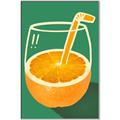 Picture of Orange Juice Poition _GroupedProduct_Rectangle_Portrait_Canvas_Framed_