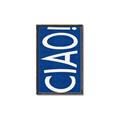 Picture of Ciao in Blue _GroupedProduct_Rectangle_Portrait_Canvas_Framed_
