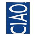 Picture of Ciao in Blue _GroupedProduct_Rectangle_Portrait_Canvas_Framed_