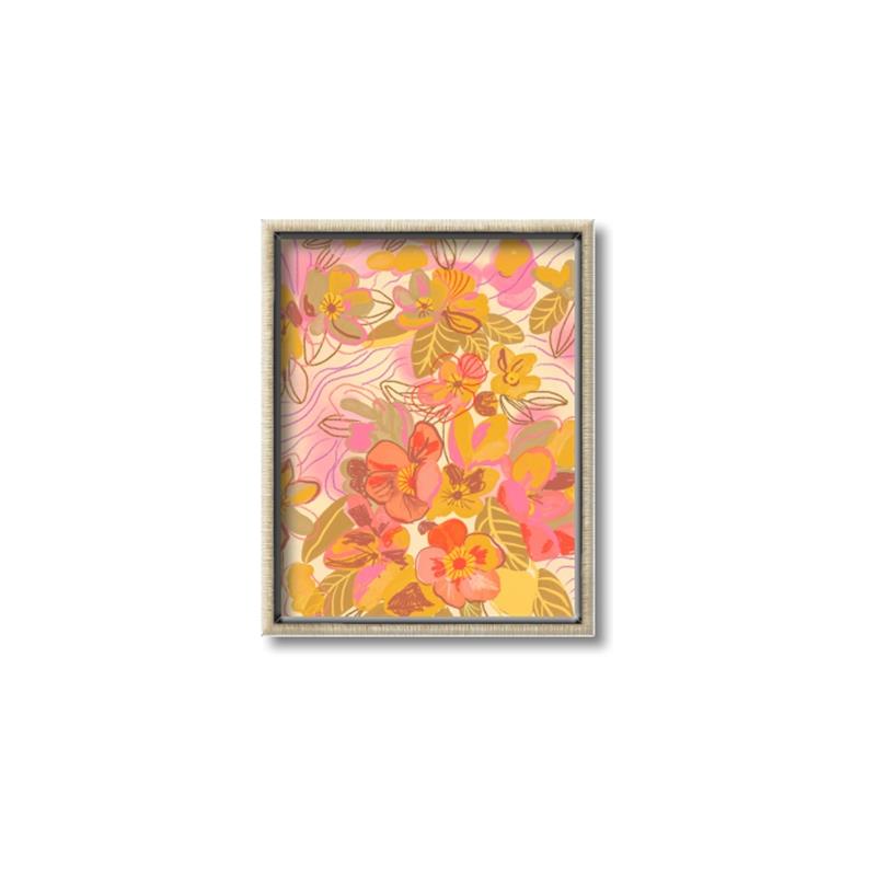 Picture of Floral Rainbow Reverie _GroupedProduct_Rectangle_Portrait_Canvas_Framed_