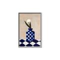 Picture of Kaleidoscopic Vase _GroupedProduct_Rectangle_Portrait_Canvas_Framed_