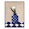 Picture of Kaleidoscopic Vase _GroupedProduct_Rectangle_Portrait_Canvas_Framed_
