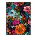 Picture of Chromatic Meadow of Flowers _GroupedProduct_Rectangle_Portrait_Canvas_Framed_