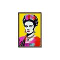 Picture of Botanical Bliss of Frida _GroupedProduct_Rectangle_Portrait_Canvas_Framed_