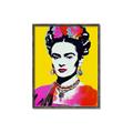 Picture of Botanical Bliss of Frida _GroupedProduct_Rectangle_Portrait_Canvas_Framed_