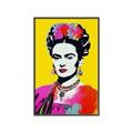 Picture of Botanical Bliss of Frida _GroupedProduct_Rectangle_Portrait_Canvas_Framed_