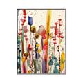 Picture of Eclectic Floral Canvas III _GroupedProduct_Rectangle_Portrait_Canvas_Framed_