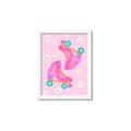 Picture of Pink Roller Skates _GroupedProduct_Rectangle_Portrait_Framed_Matted_