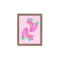 Picture of Pink Roller Skates _GroupedProduct_Rectangle_Portrait_Framed_Matted_