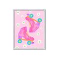 Picture of Pink Roller Skates _GroupedProduct_Rectangle_Portrait_Framed_Matted_