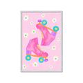 Picture of Pink Roller Skates _GroupedProduct_Rectangle_Portrait_Framed_Matted_