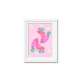 Picture of Pink Roller Skates _GroupedProduct_Rectangle_Portrait_Framed_Matted_