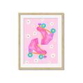 Picture of Pink Roller Skates _GroupedProduct_Rectangle_Portrait_Framed_Matted_