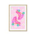 Picture of Pink Roller Skates _GroupedProduct_Rectangle_Portrait_Framed_Matted_