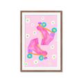 Picture of Pink Roller Skates _GroupedProduct_Rectangle_Portrait_Framed_Matted_