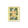 Picture of La Vie Est Belle Foliage _GroupedProduct_Rectangle_Portrait_Framed_Matted_