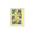 Picture of La Vie Est Belle Foliage _GroupedProduct_Rectangle_Portrait_Framed_Matted_