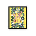 Picture of La Vie Est Belle Foliage _GroupedProduct_Rectangle_Portrait_Framed_Matted_
