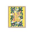 Picture of La Vie Est Belle Foliage _GroupedProduct_Rectangle_Portrait_Framed_Matted_