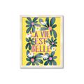 Picture of La Vie Est Belle Foliage _GroupedProduct_Rectangle_Portrait_Framed_Matted_