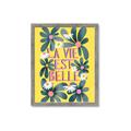 Picture of La Vie Est Belle Foliage _GroupedProduct_Rectangle_Portrait_Framed_Matted_