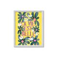 Picture of La Vie Est Belle Foliage _GroupedProduct_Rectangle_Portrait_Framed_Matted_