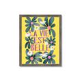 Picture of La Vie Est Belle Foliage _GroupedProduct_Rectangle_Portrait_Framed_Matted_