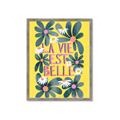 Picture of La Vie Est Belle Foliage _GroupedProduct_Rectangle_Portrait_Framed_Matted_