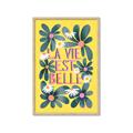 Picture of La Vie Est Belle Foliage _GroupedProduct_Rectangle_Portrait_Framed_Matted_