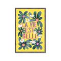 Picture of La Vie Est Belle Foliage _GroupedProduct_Rectangle_Portrait_Framed_Matted_