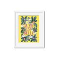 Picture of La Vie Est Belle Foliage _GroupedProduct_Rectangle_Portrait_Framed_Matted_
