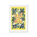 Picture of La Vie Est Belle Foliage _GroupedProduct_Rectangle_Portrait_Framed_Matted_