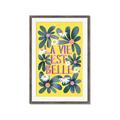 Picture of La Vie Est Belle Foliage _GroupedProduct_Rectangle_Portrait_Framed_Matted_