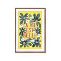 Picture of La Vie Est Belle Foliage _GroupedProduct_Rectangle_Portrait_Framed_Matted_