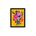 Picture of Red Chromatic Flowers _GroupedProduct_Rectangle_Portrait_Framed_Matted_
