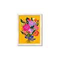 Picture of Red Chromatic Flowers _GroupedProduct_Rectangle_Portrait_Framed_Matted_