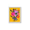 Picture of Red Chromatic Flowers _GroupedProduct_Rectangle_Portrait_Framed_Matted_