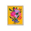 Picture of Red Chromatic Flowers _GroupedProduct_Rectangle_Portrait_Framed_Matted_